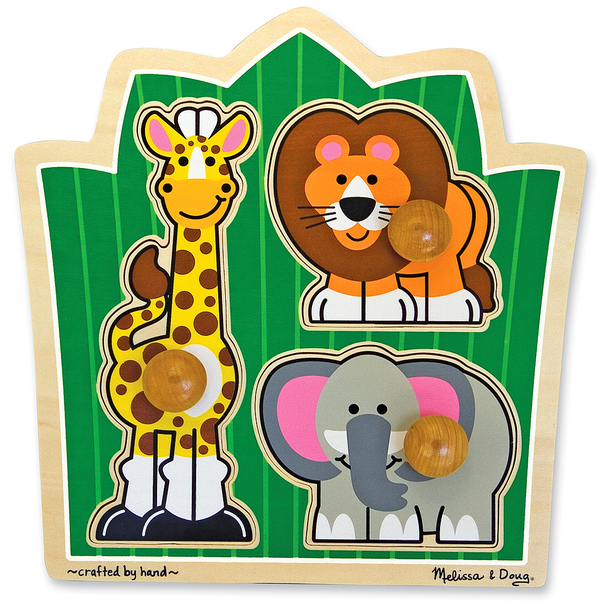  «Пазл Melissa & Doug Друзья из джунглей (MD3375)», бренда Melissa & Doug - фото №1