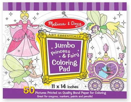 «Набор раскрасок Melissa & Doug Принцесса и фея (MD4263)», бренда Melissa & Doug - фото №1