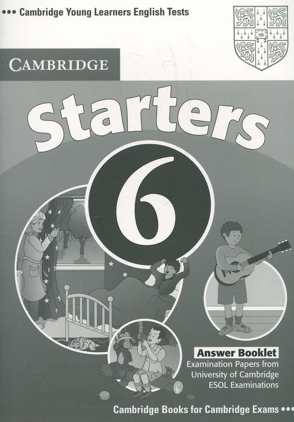 Паперова книга «Cambridge Young Learners English Tests 6 Starters Answer Booklet» - фото №1