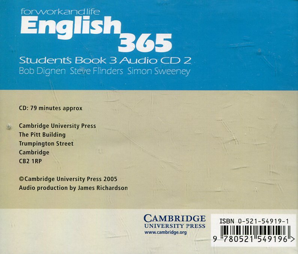 [object Object] «English 365 Student's Book 3 Audio CD (2 CD-ROM)», авторів Боб Дігнен, Стів Фіндерс, Симон Свіні - фото №5 - мініатюра