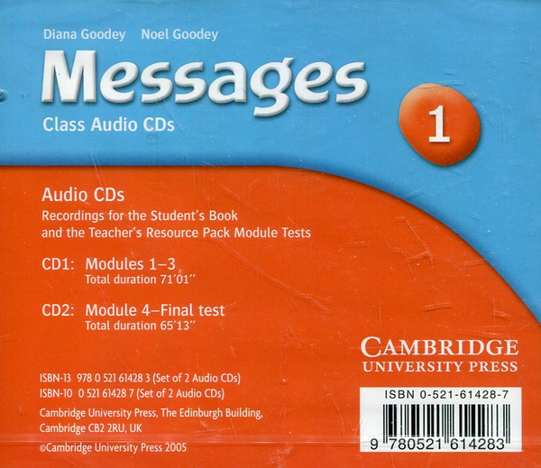 [object Object] «Messages 1. Class Audio CDs (2 CD-ROM)», авторів Ноель Гуді, Діана Гуді - фото №5 - мініатюра