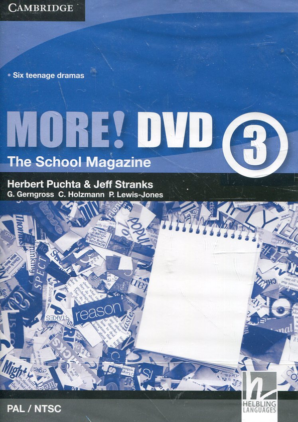 [object Object] «More! Level 3 DVD (DVD-ROM)», авторів Герберт Пухта, Джефф Стренкс, Гюнтер Гернгросс, Крістіан Хольцманн, Пітер Льюїс-Джонс - фото №1