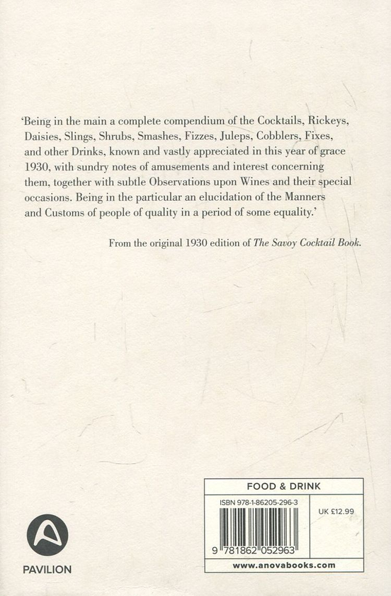 Бумажная книга «The Savoy Cocktail Book» - фото №1