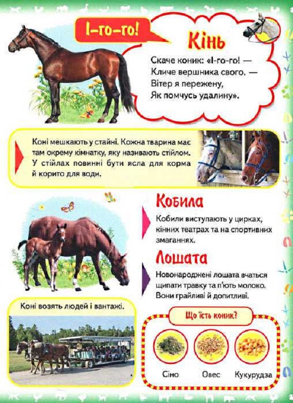 Бумажная книга «Моя перша книга. Про свійських тварин» - фото №1