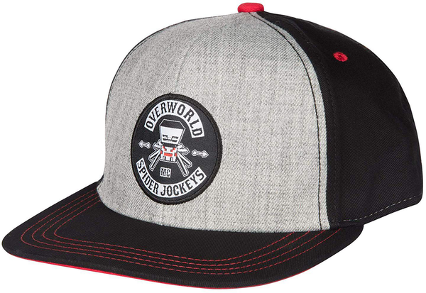  «Бейсболка JINX Minecraft Spider Jockey Snap Back Hat (JINX-7680 BLGR)», бренда JINX - фото №1
