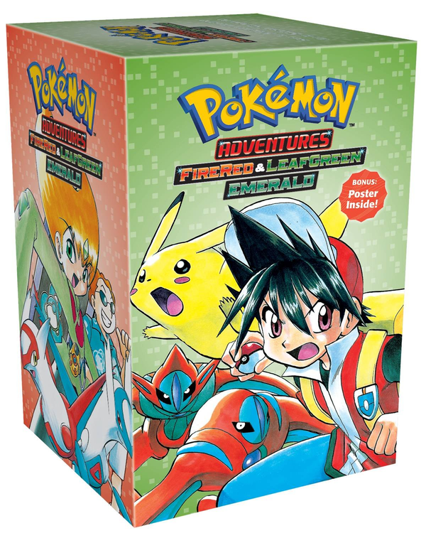 Паперова книга «Pokemon Adventures. FireRed & LeafGreen / Emerald Box Set (Volumes 23-29)», автор Хiденорi Кусака - фото №1