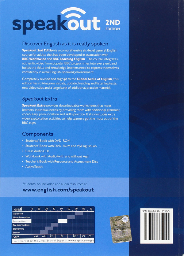Бумажная книга «Speakout 2nd Edition Intermediate Coursebook with DVD-ROM & MyEnglishLab», автор Антония Клэр - фото №1