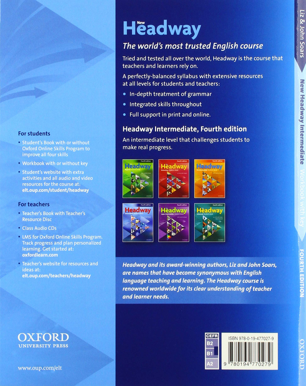 [object Object] «New Headway Intermediate Workbook with Key & iChecker CD-ROM Pack», автор Джон Соарс - фото №2 - мініатюра