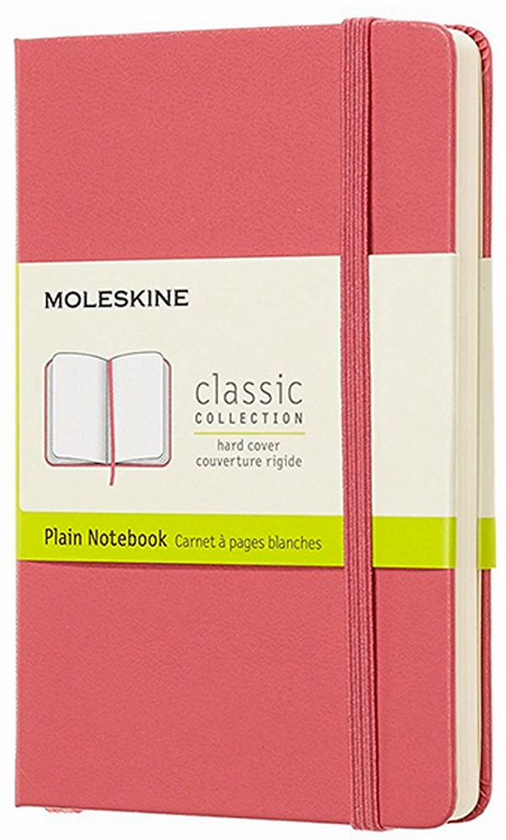  «Блокнот Moleskine Classic маленький нелинованный пастельно-розовый (QP012D11)», бренда Moleskine - фото №1