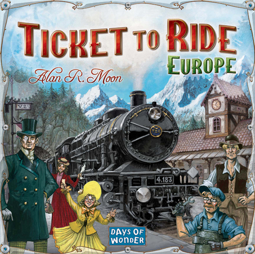  «Настольная игра Ticket to Ride Europe (7202)», бренда Days Of Wonder - фото №1