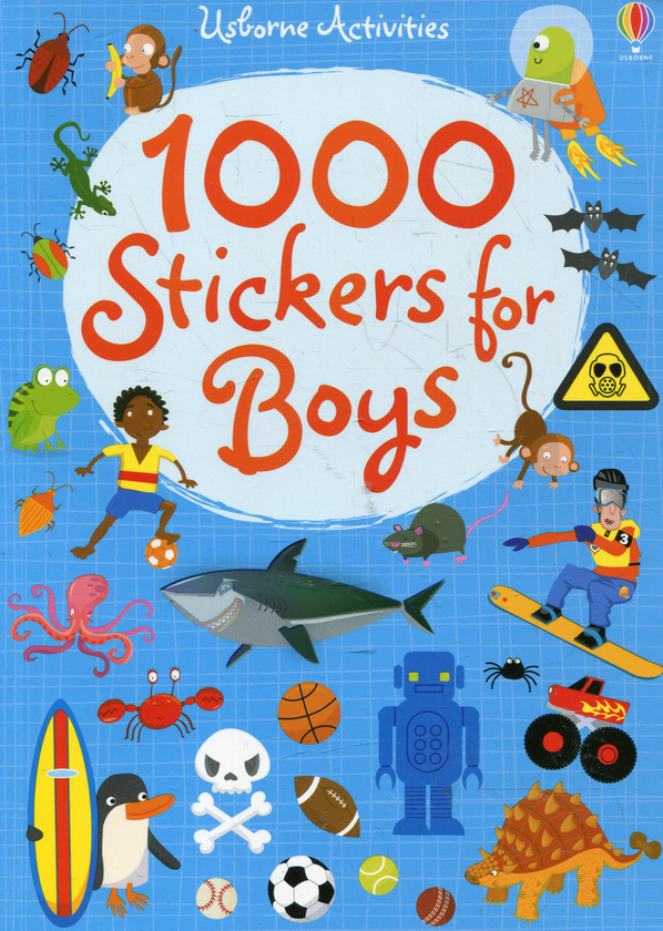 [object Object] «1000 stickers for boys», автор Фиона Уотт - фото №1