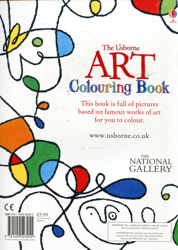 Бумажная книга «Art Colouring Book», автор Сара Курто - фото №1