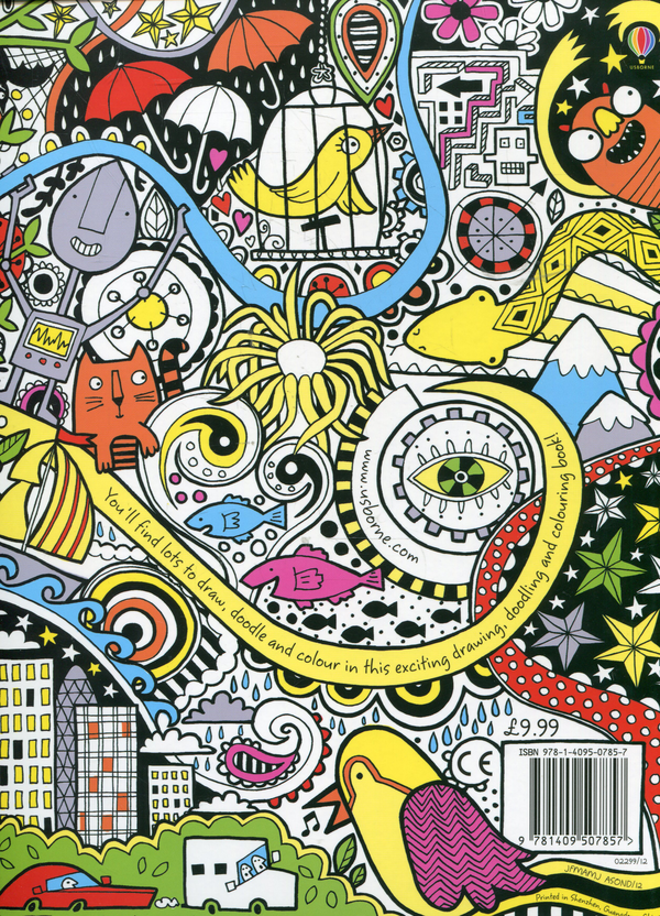 Бумажная книга «The Usborne Book of Drawing, Doodling and Coloring», автор Фиона Уотт - фото №1