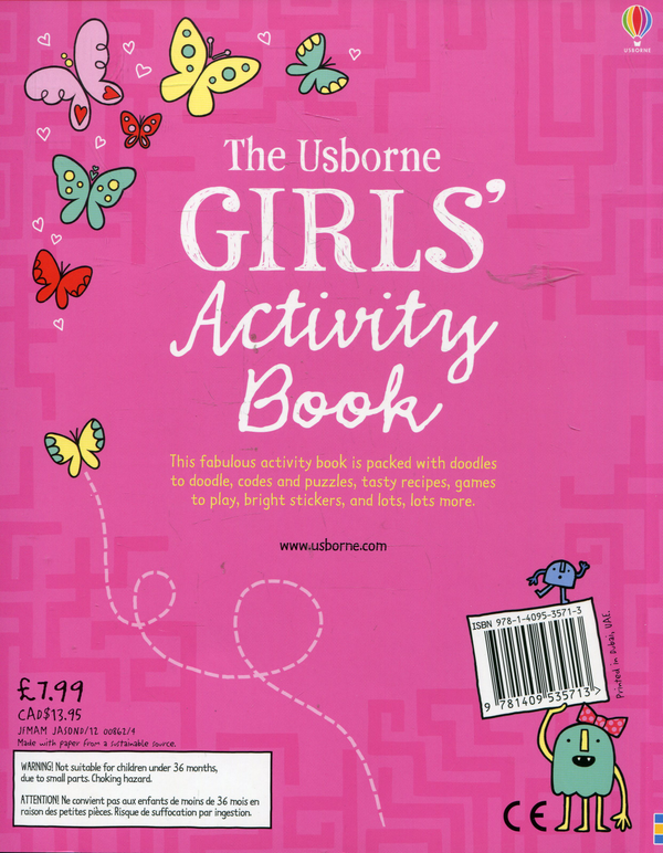 [object Object] «Girls' Activity Book», автор Фиона Уотт - фото №3 - миниатюра