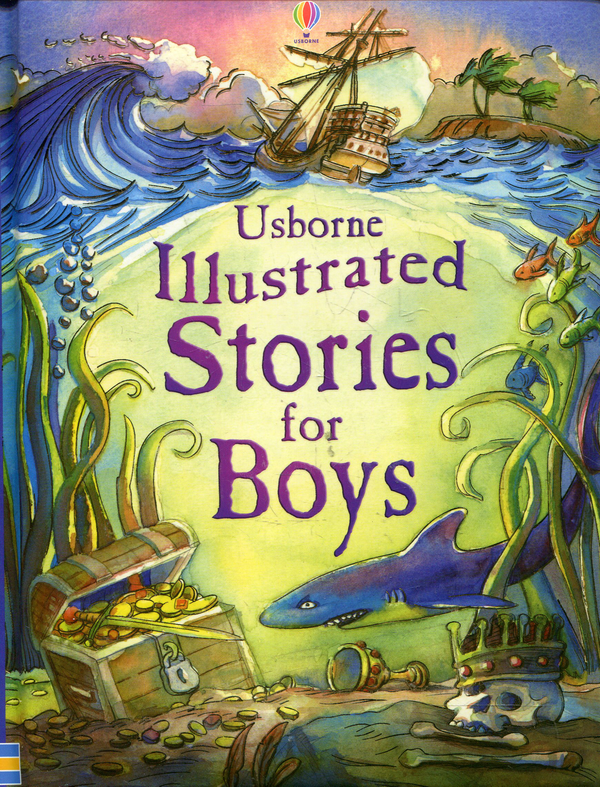 Бумажная книга «Illustrated Stories for Boys», авторов Лесли Симс, Луи Стоуэлл - фото №1