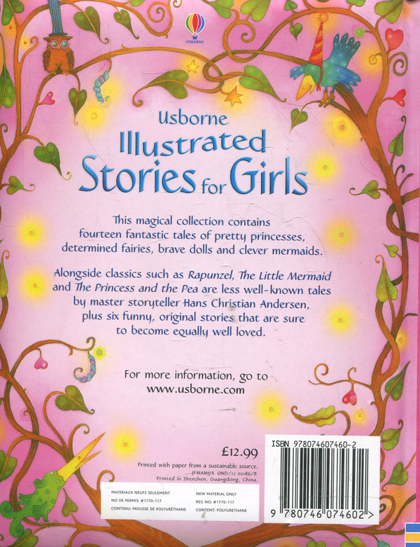 Паперова книга «Illustrated Stories for Girls» - фото №1