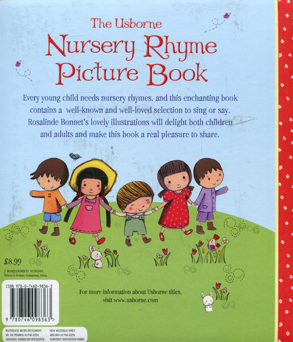 Бумажная книга «Nursery Rhyme Picture Book» - фото №1