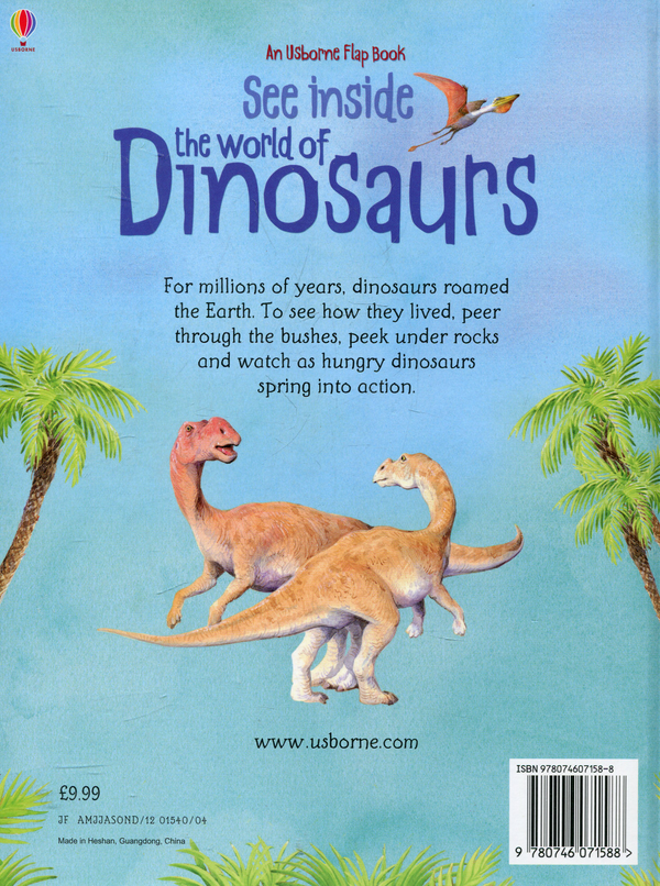 Паперова книга «See Inside The World of Dinosaurs», автор Алекс Фріт - фото №1