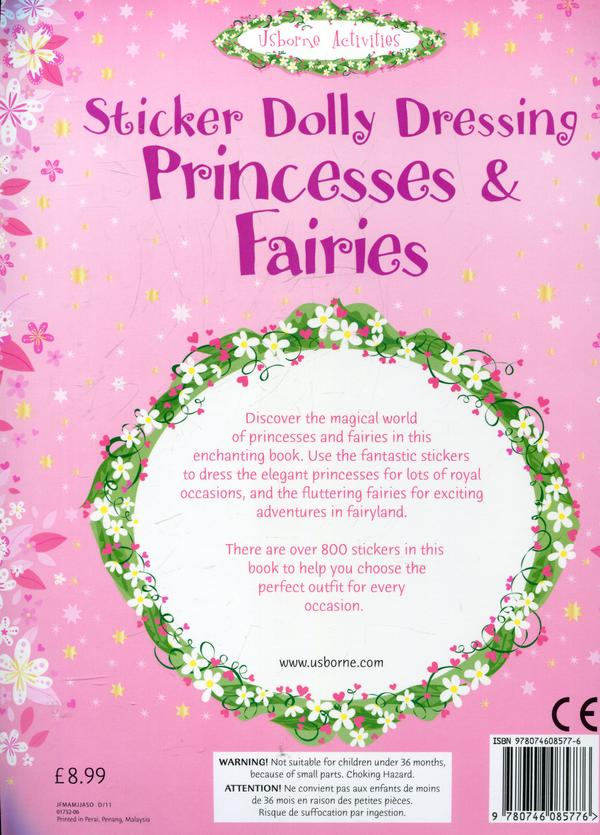 sticker dolly dressing princesses and fairies Kids Sticker Book main image 0