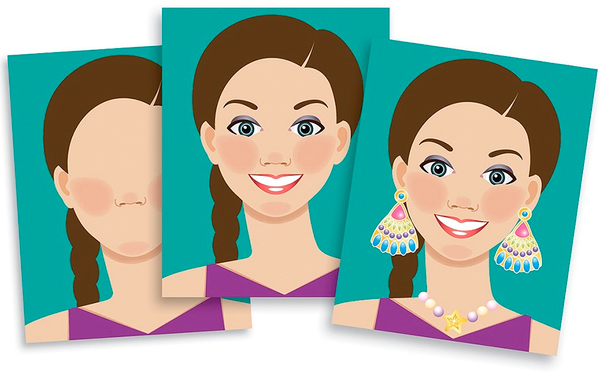 «Набор стикеров Melissa & Doug Make-up (MD14195)», бренда Melissa & Doug - фото №1