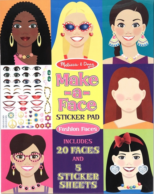 «Набор стикеров Melissa & Doug Make-up (MD14195)», бренда Melissa & Doug - фото №1