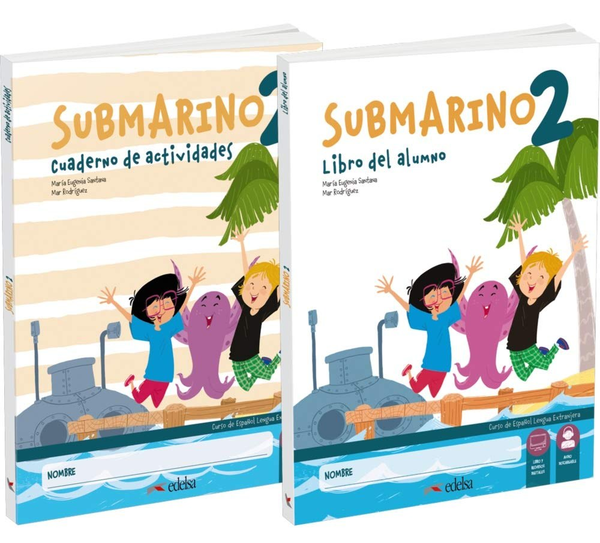 Бумажная книга «Submarino 2. Pack Libro del alumno + cuaderno de ejercicios (set of 2 books)», авторов Мар Родригес, Мария Евгения Сантана - фото №1