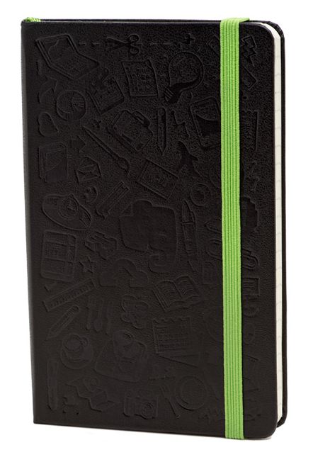 «Карманная записная книжка Moleskine Evernote Черная в линию (MM710EVERF#978-88-6613-760-3)», бренда Moleskine - фото №1