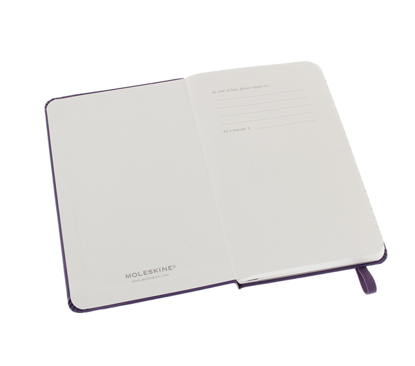  «Карманная записная книжка Moleskine Classic Coloured Фиолетовая в линию (MM710H1F#978-88-6613-642-2)», бренда Moleskine - фото №1