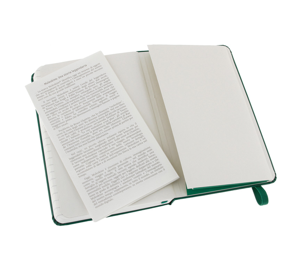 «Карманная записная книжка Moleskine Classic Coloured Зеленая в линию (MM710K1F#978-88-6613-627-9)», бренда Moleskine - фото №1