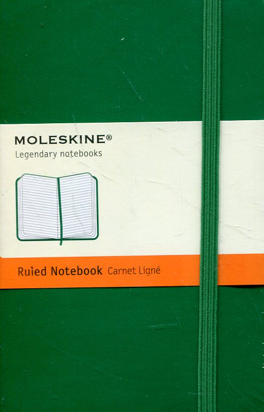  «Карманная записная книжка Moleskine Classic Coloured Зеленая в линию (MM710K1F#978-88-6613-627-9)», бренда Moleskine - фото №1