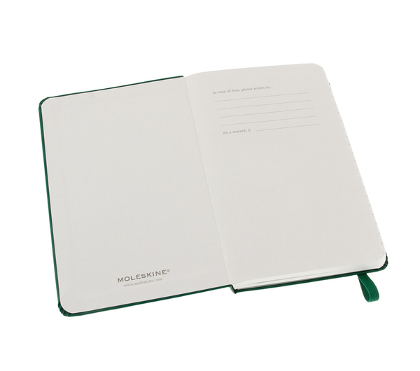  «Карманная записная книжка Moleskine Classic Coloured Зеленая в линию (MM710K1F#978-88-6613-627-9)», бренда Moleskine - фото №1