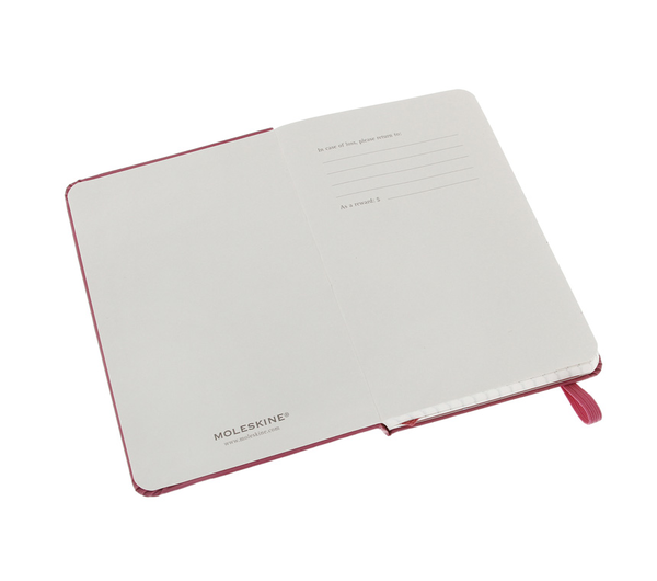  «Карманная записная книжка Moleskine Classic Coloured Маджента в клетку (MM712D1F)», бренда Moleskine - фото №1