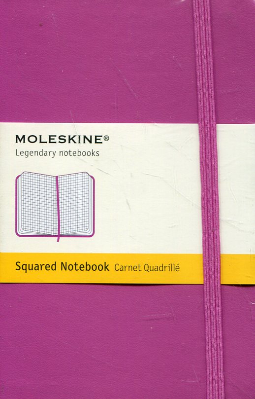  «Карманная записная книжка Moleskine Classic Coloured Маджента в клетку (MM712D1F)», бренда Moleskine - фото №1
