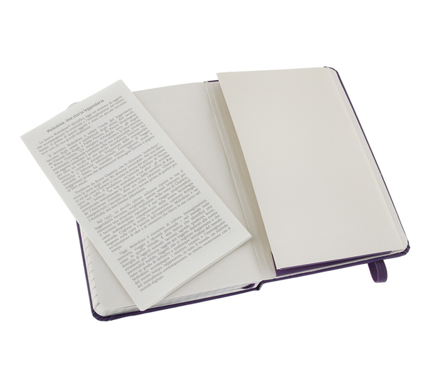  «Карманная записная книжка Moleskine Classic Coloured Фиолетовая в клетку (MM712H1F#978-88-6613-643-9)», бренда Moleskine - фото №1