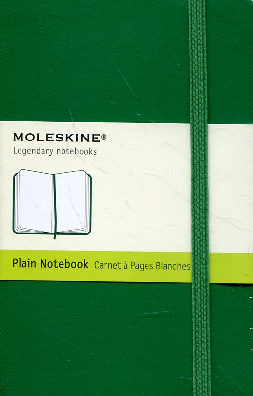  «Карманная записная книжка Moleskine Classic Coloured Зеленая нелинованная (QP012K1F#978-88-6613-629-3)», бренда Moleskine - фото №1