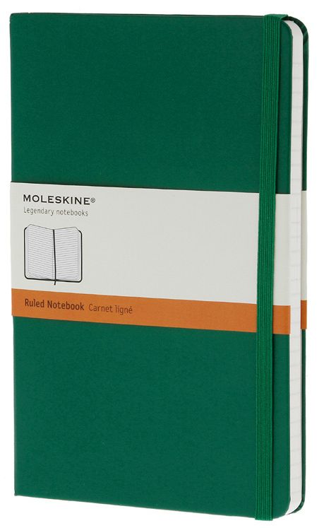 undefined «Нотатник Moleskine Classic Coloured Зелений у лінію (QP060K1F#978-88-6613-630-9)», бренду Moleskine - фото №1