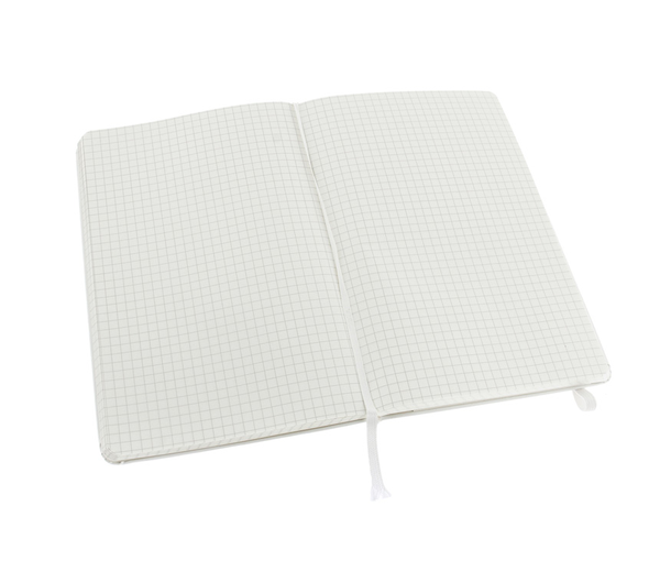  «Записная книжка Moleskine Classic White Белая в клетку (QP061WHF#978-88-6613-721-4)», бренда Moleskine - фото №1