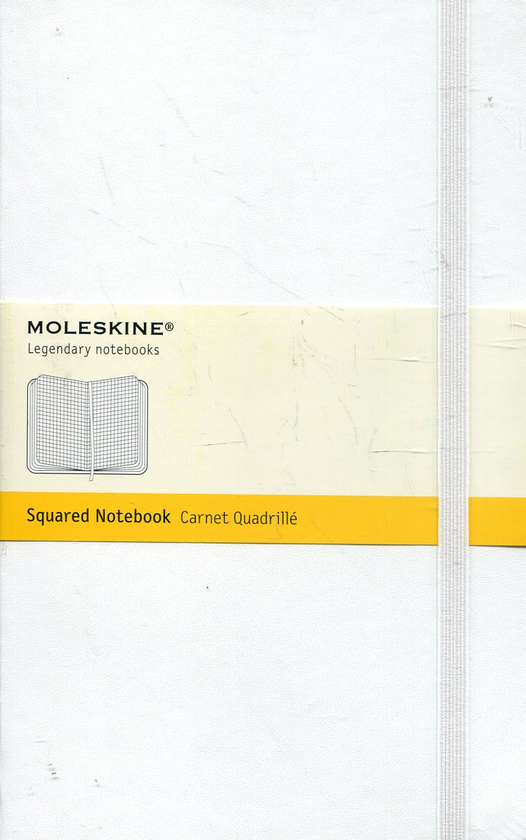  «Записная книжка Moleskine Classic White Белая в клетку (QP061WHF#978-88-6613-721-4)», бренда Moleskine - фото №1