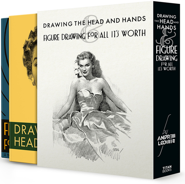 Паперова книга «Drawing the Head and Hands & Figure Drawing (Box Set)», автор Ендрю Луміс - фото №1