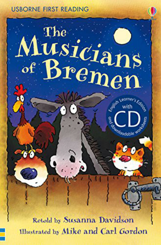 Паперова книга «The Musicians of Bremen + CD», автор Сузанна Девідсон - фото №1