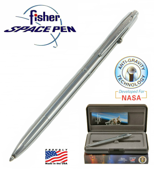  «Авторучка Fisher Space Pen Shuttle Хромированная (CH4)» - фото №1