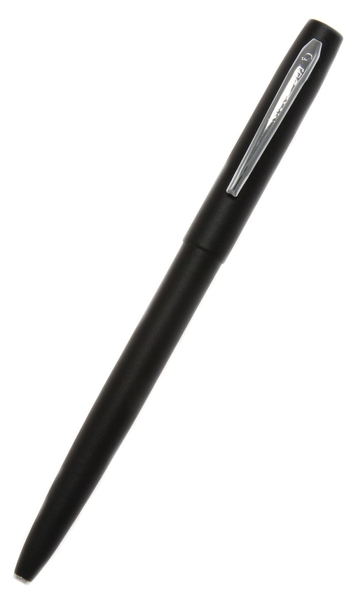  «Ручка Cap-O-Matic Fisher Space Pen Черная матовая с хромированной клипсой (M4BCT)» - фото №1