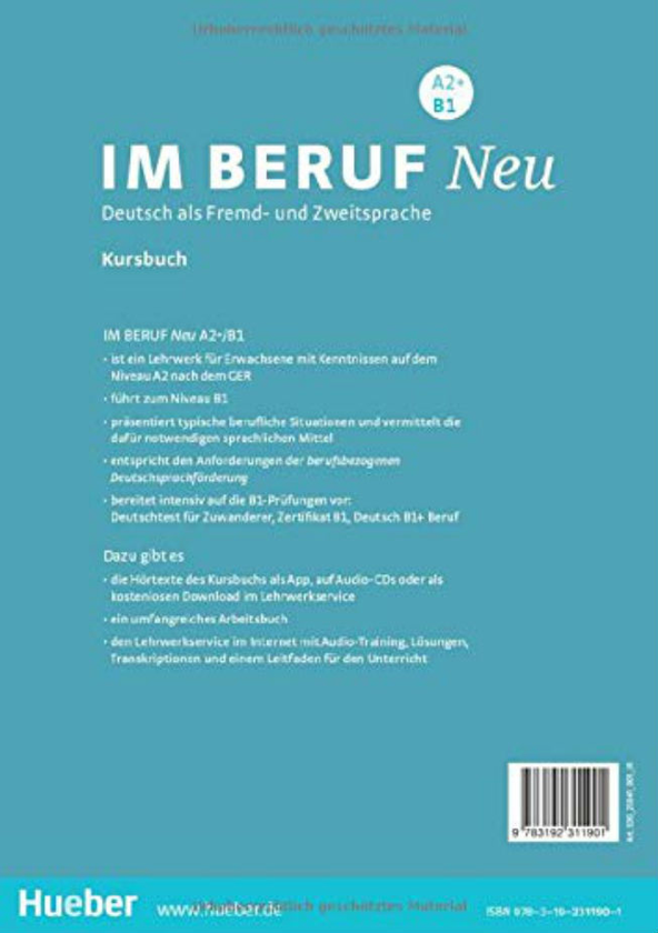 [object Object] «Im Beruf Neu Kursbuch A2+/B1», автор Ізабель Бухвальд-Варгенау - фото №2 - мініатюра