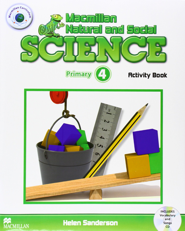 Паперова книга «Macmillan Natural and Social Science 4 Activity Book Pack (+ CD-ROM)», авторів Хелен Сандерсон, Джоан Рамсден - фото №1
