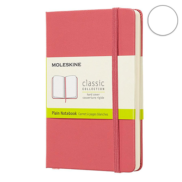  «Блокнот Moleskine Classic маленький нелинованный пастельно-розовый (QP012D11)», бренда Moleskine - фото №1