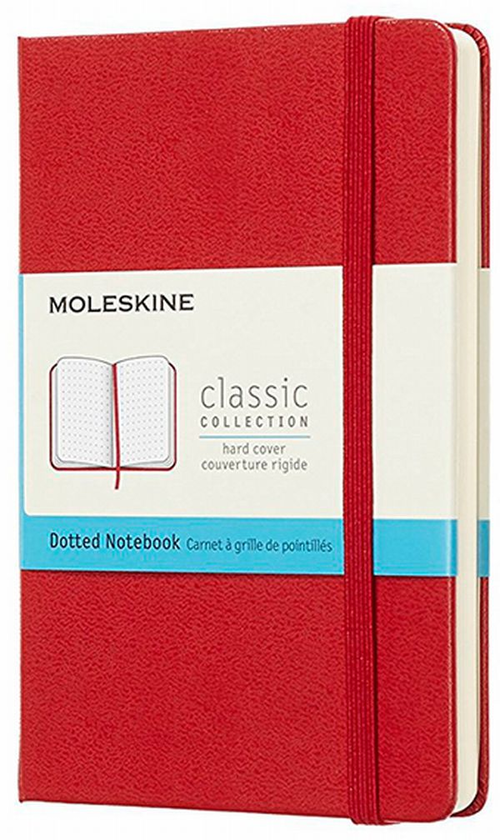  «Блокнот Moleskine Classic маленький точка красный (MM713F2)», бренда Moleskine - фото №1