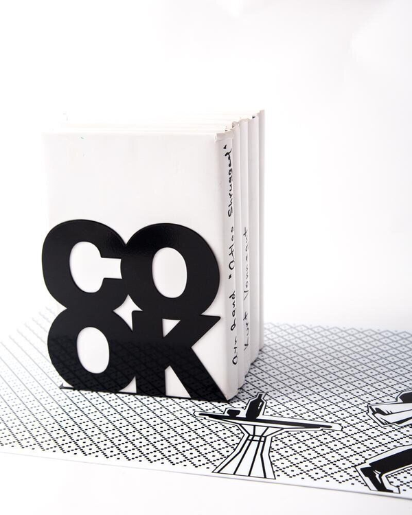  «Держатель для книг Atelier Article Cook Черный (1619071107142)», бренда Atelier Article - фото №1