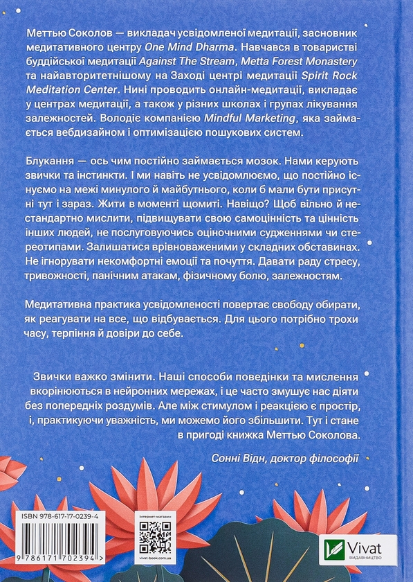 Бумажная книга «Практика усвідомленості», автор Мэттью Соколов - фото №1