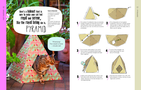 Бумажная книга «Cat Castles. 20 Cardboard Habitats You Can Build Yourself», автор Карин Оливер - фото №1