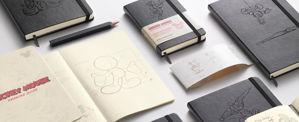  «Карманная записная книжка Moleskine Mickey Mouse Черная в линию (LEDIMM710F)», бренда Moleskine - фото №1